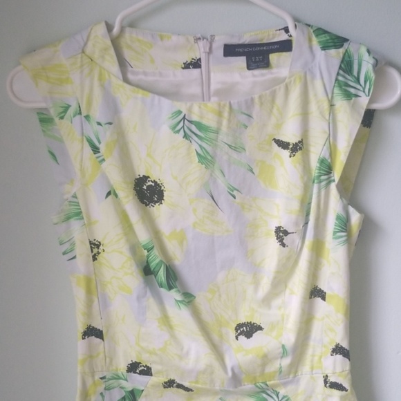 French Connection Poppy Flower Shift Dress-Size 4 - Picture 4 of 8